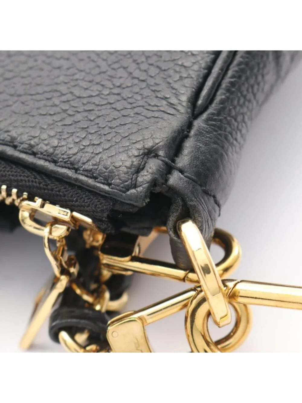 Louis Vuitton Shoulder Bag Multy Pochette Accessory Soir Noir Leather